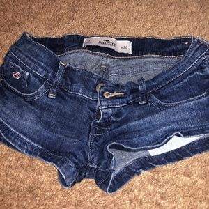 Hollister jean shorts